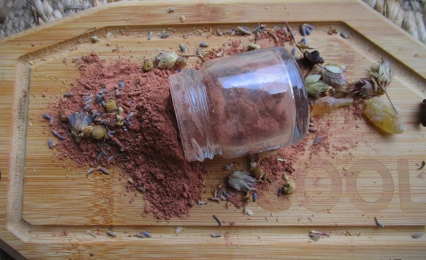 Forest Flowers - Face Mask ( Moroccan Red Clay, Wild crafted )