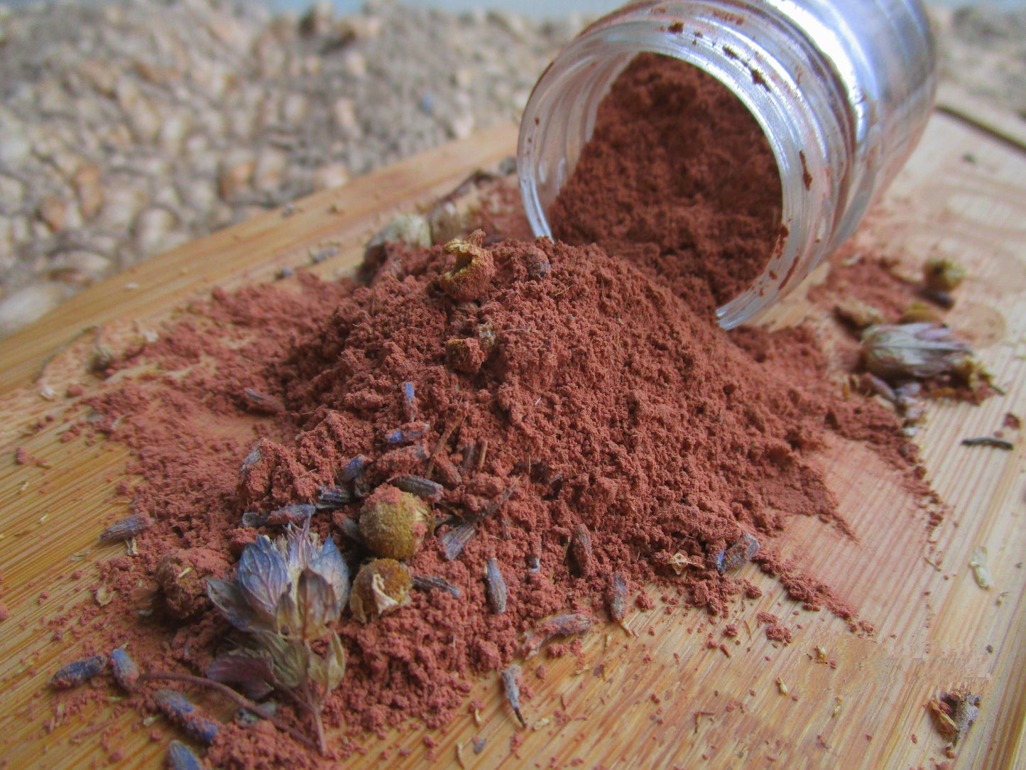 Forest Flowers - Face Mask ( Moroccan Red Clay, Wild crafted )